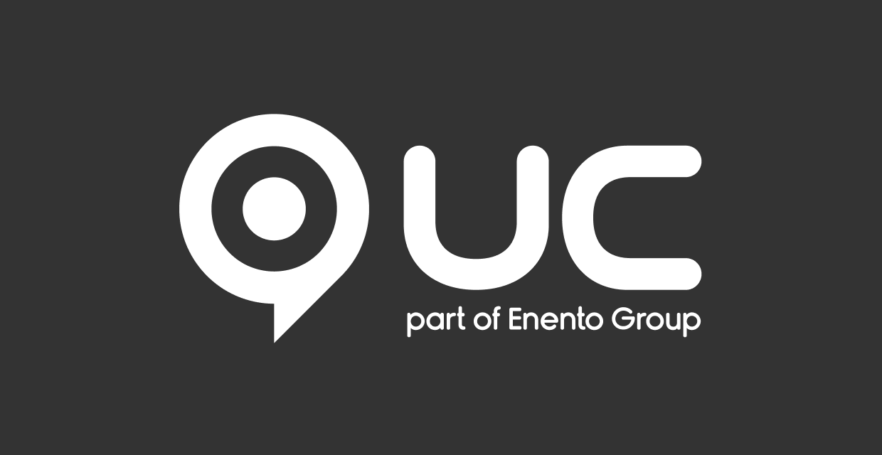 Primary logo with white text.