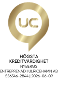 Sigillet �r utf�rdat av UC AB. Klicka p� bilden f�r information om UC:s Riskklasser